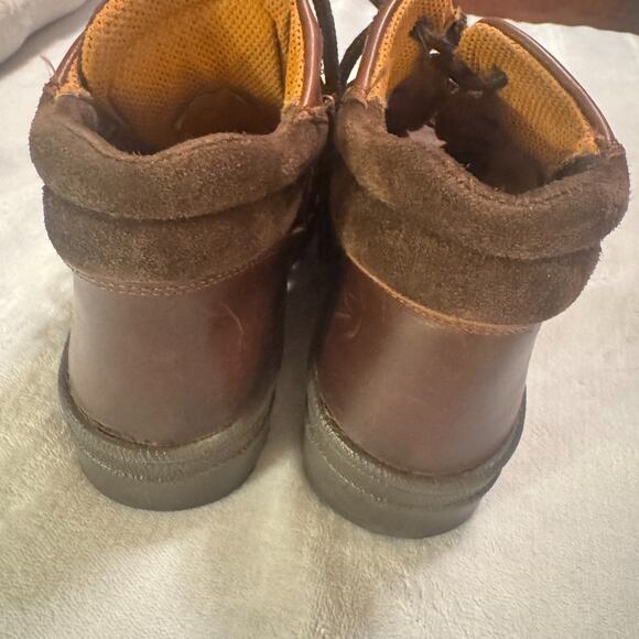 Timberland Women’s Boots Rita Chuka 6M Brown Leather Waterproof Low Ankle - Picture 6 of 10